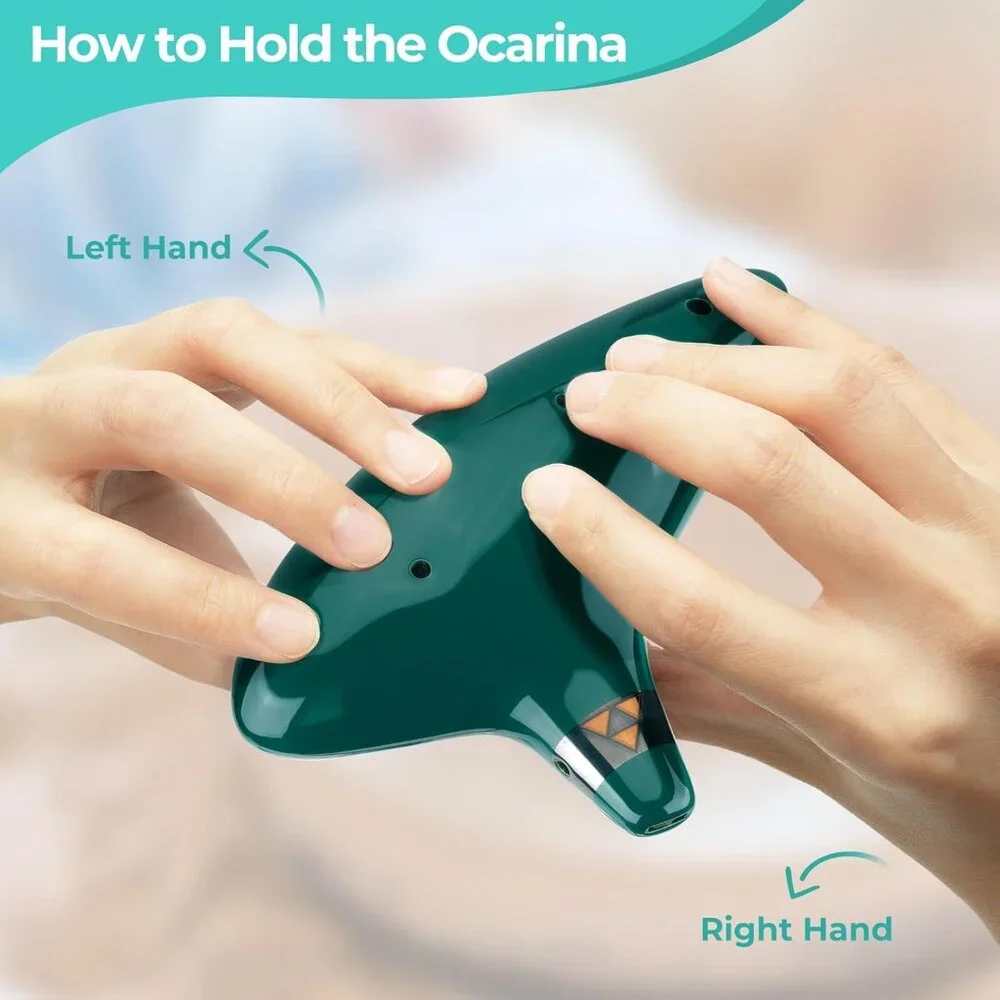 NEW Zelda Ocarina 12 Hole Alto C Ocarina Musical Instrument Christmas Gift Song